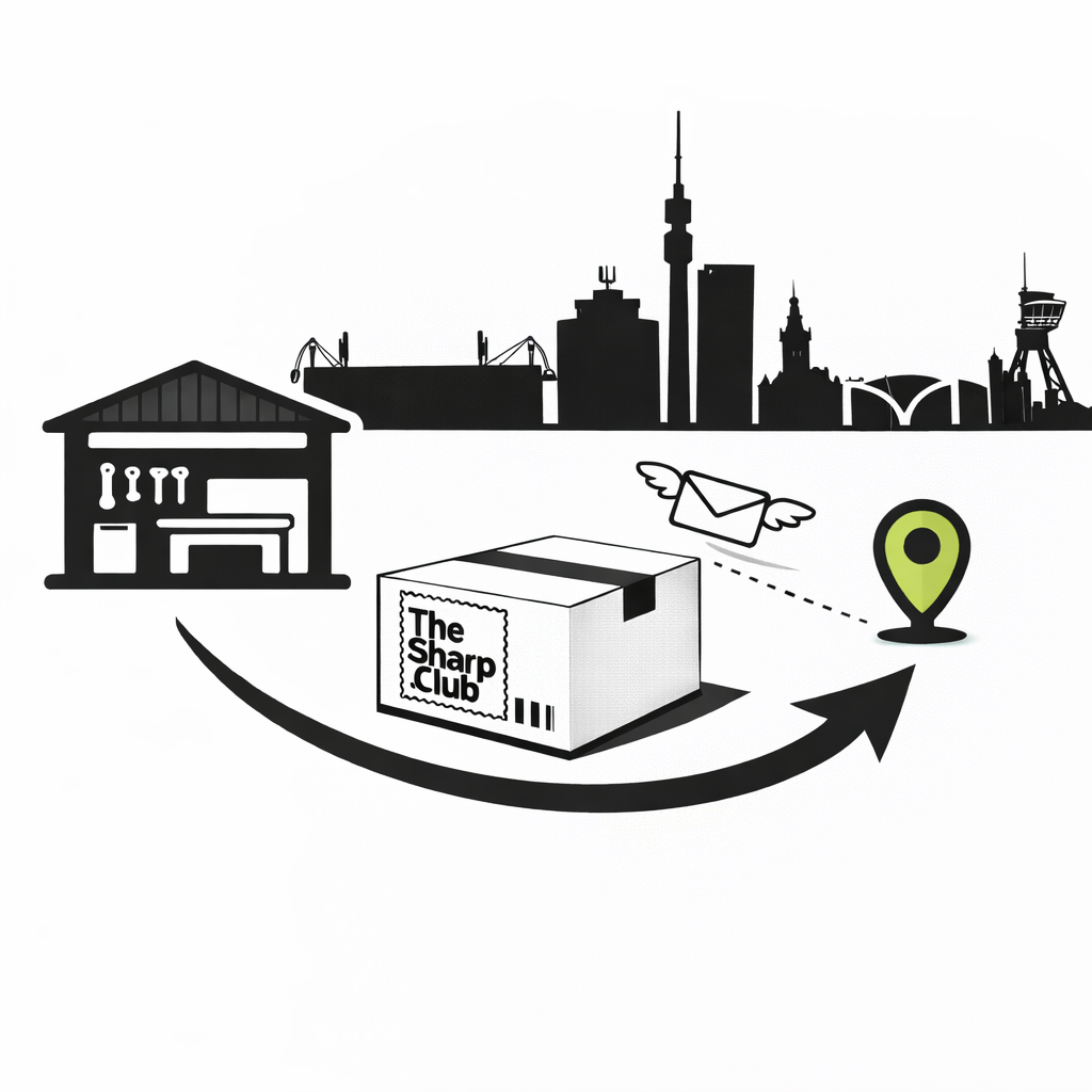 Die Versandbox wird nach Dortmund versendet.