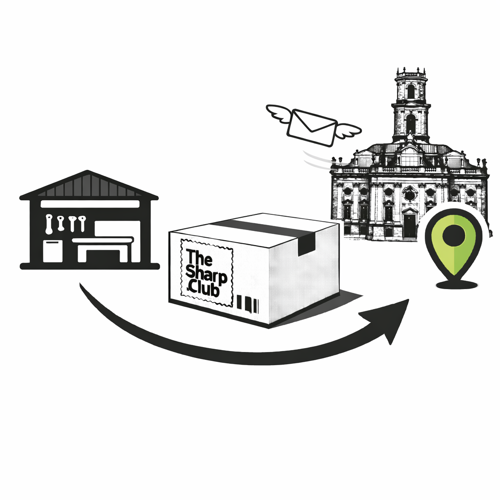 Die Versandbox wird nach Saarbrücken geliefert.